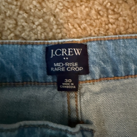 J. Crew Blue Straight Leg Jeans - Picture 3 of 4